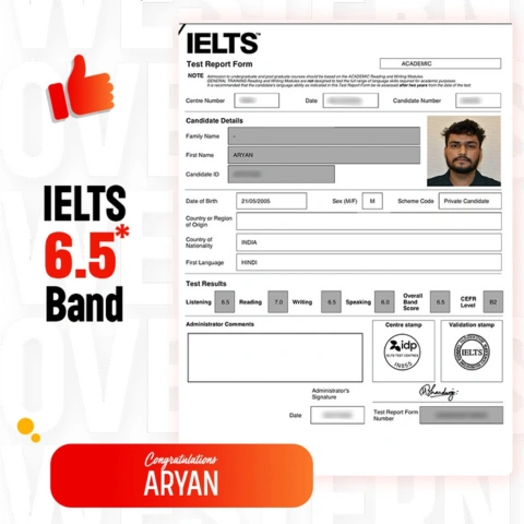 ayan ielts result