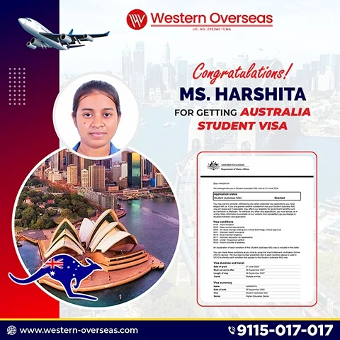 Harshita Student Vis