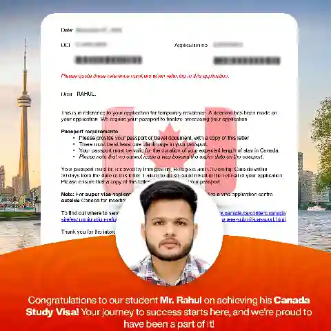 Rahul Canada Visa 