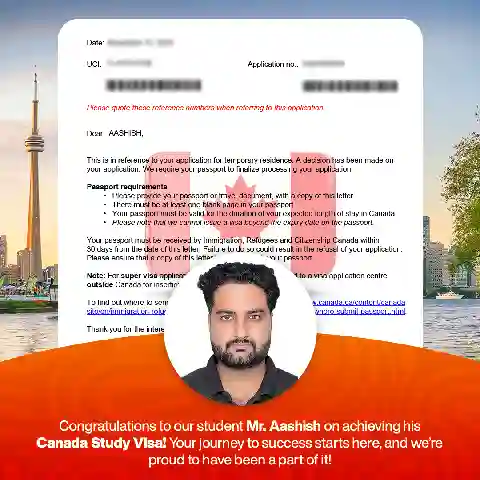 Aashish Canada Visa